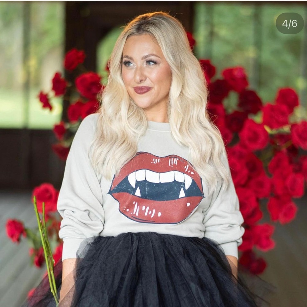 Living Fully Vampire Sweatshirt